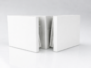 Shower Bracket - Glass to Glass - 90 Degree - Matt White